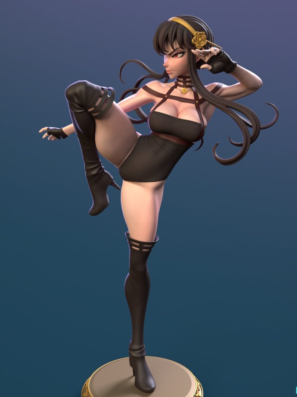 Yor Forger from Spy x Family, no dress Resin Statue Part Kit